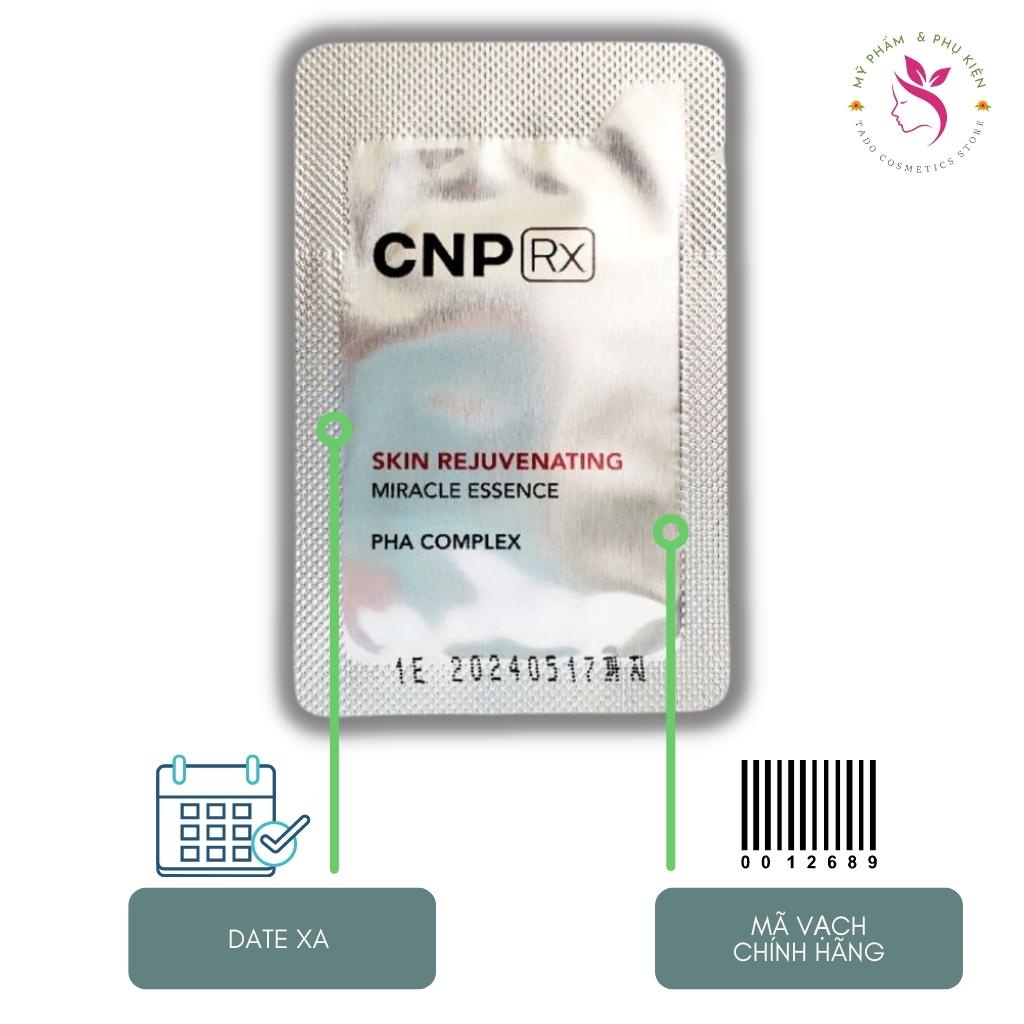 Tinh chất dưỡng truyền trắng da mặt CNP Rx Skin Rejuvenating Miracle Essence 1ml mờ thâm nám tàn nhang