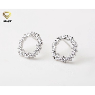 Bông tai bạc Ý Huệ Ngân - Huyền thoại biển xanh RYE140938