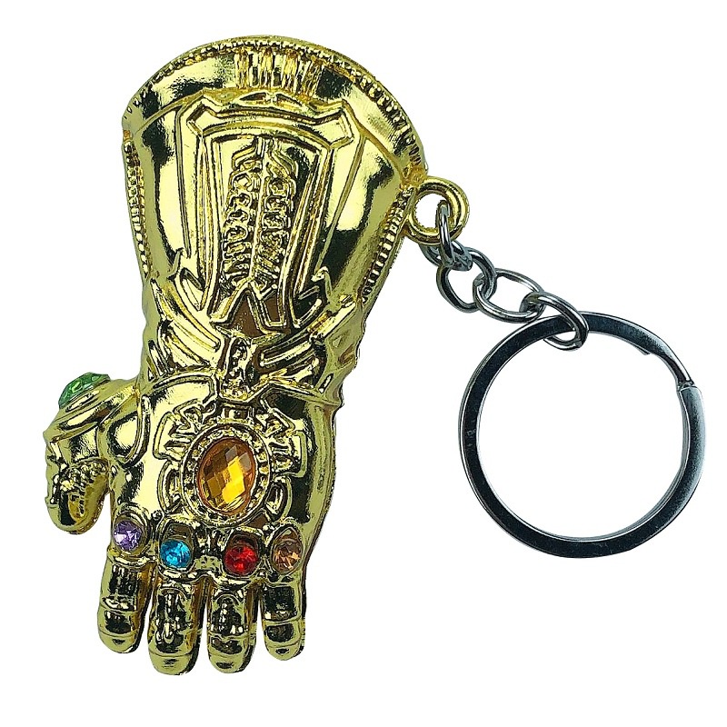 The Avengers Iron Man Spiderman Captain America s Disney Thanos Key Chain Key Ring Móc khóa kim loại Phần A