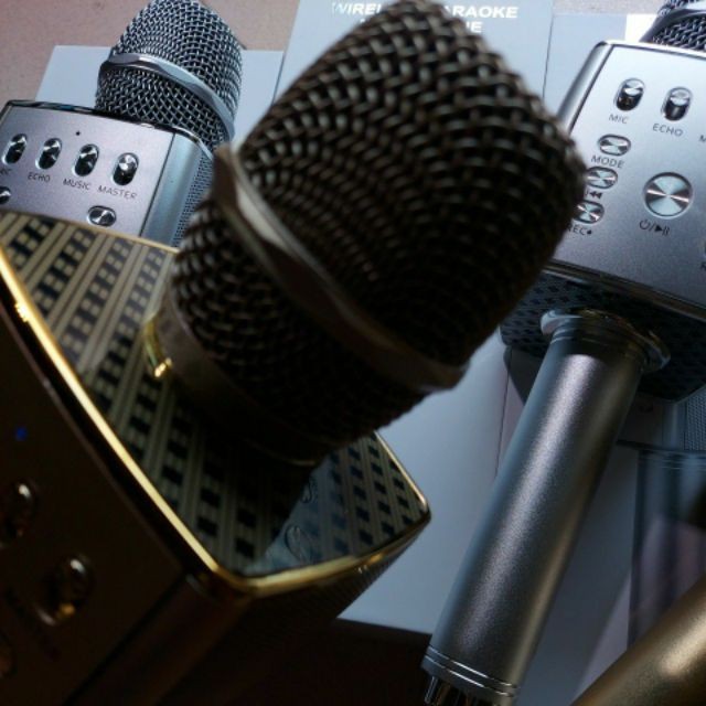 Mic Hát Karaoke Bluetooth YS93 Dùng Hát Tại Nhà Hoặc Livetream (YS92-YS90-YS91-YS95-SD08-SD10-SD17-SD18-L698)