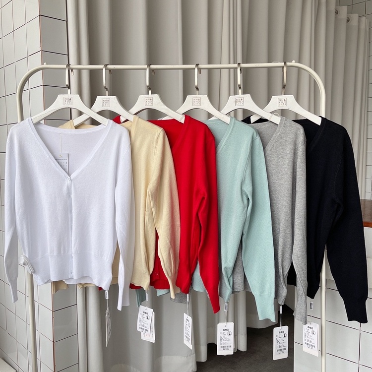 Áo khoác cardigan thun dệt form vừa - AK544