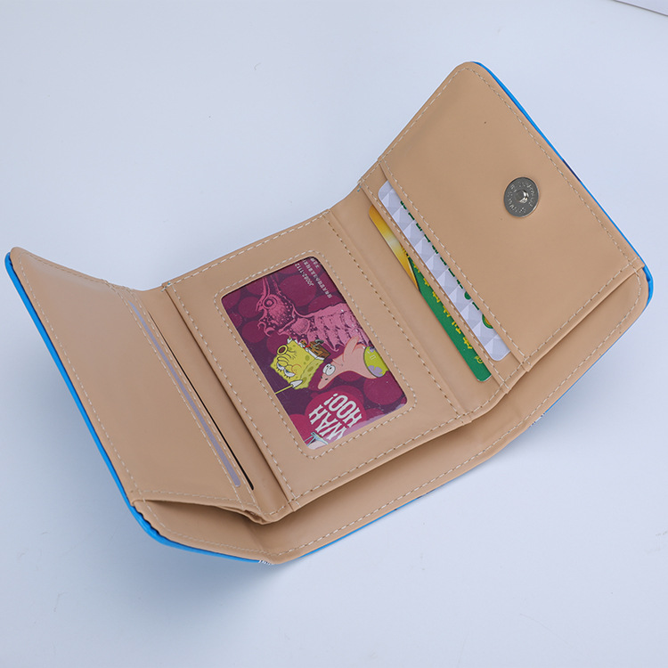 Ví Ngắn Đựng Tiền Xu In Hoạt Hình Doraemon Đáng Yêu Kn3302