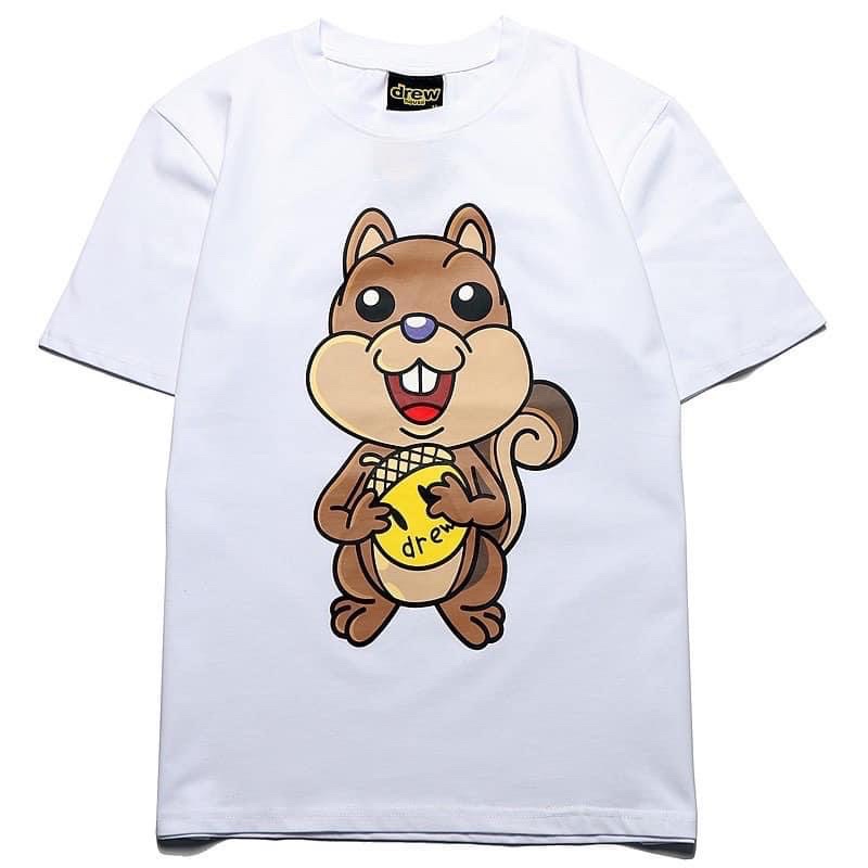 Áo thun tay lỡ DREW House Sóc Hogoto shop , Áo thun unisex nam nữ form rộng oversize chất liệu Cotton | BigBuy360 - bigbuy360.vn