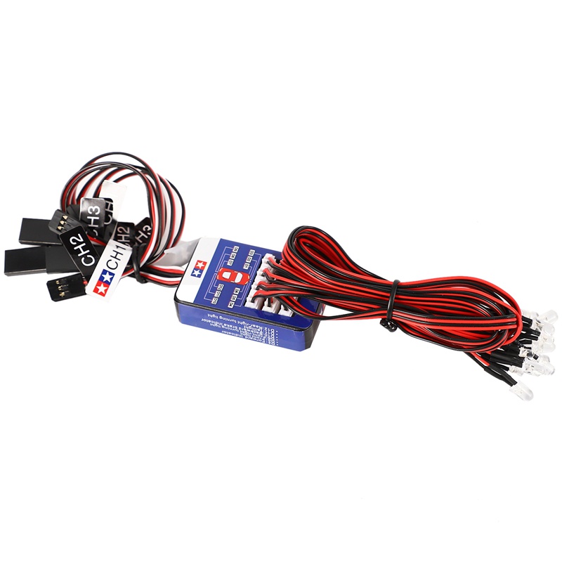 Bộ 12 Đèn Led Cho Xe Hơi Điều Khiển Từ Xa 1 / 10 Scale Els Rc Car Yokomo Tamiya Hsp Hpi Axial Rc4Wd