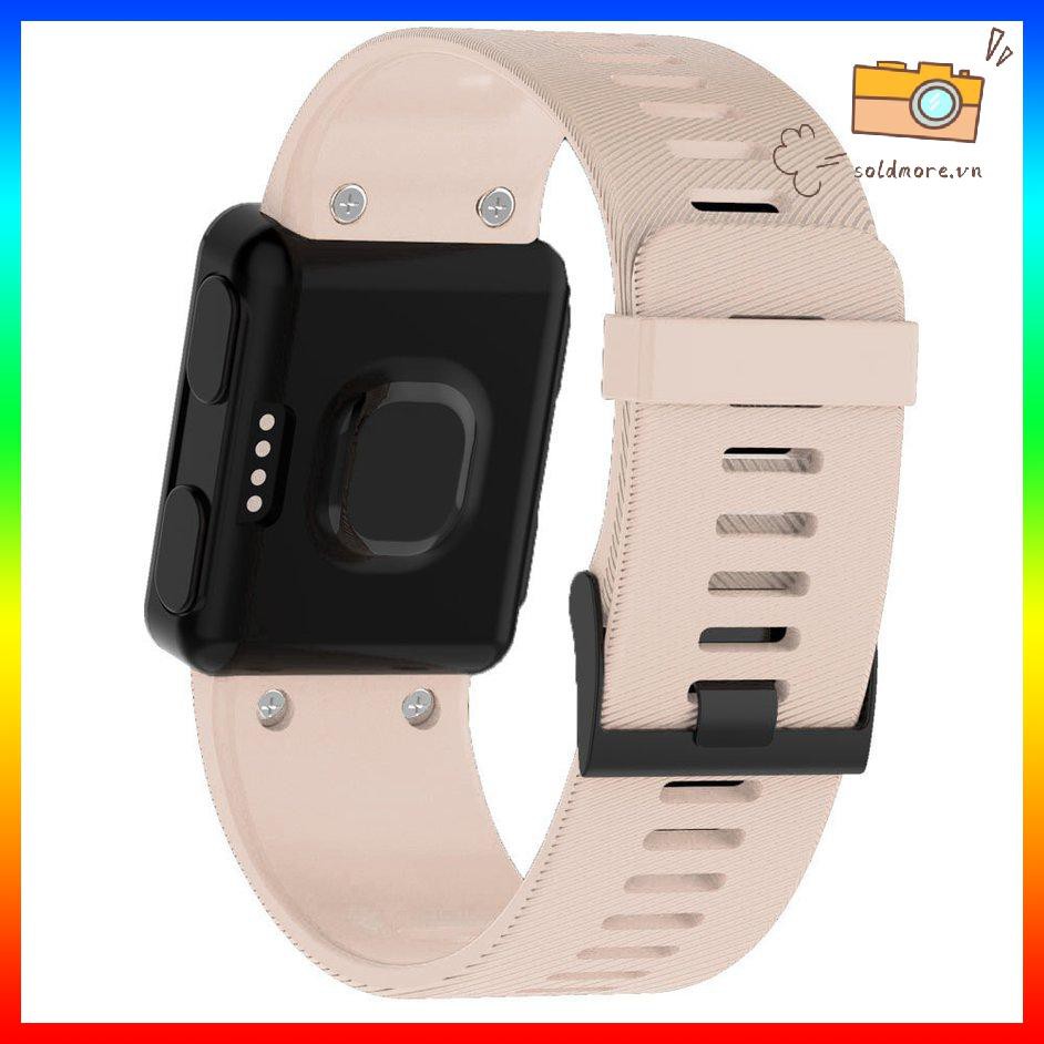 Dây Đeo Silicon Mềm Họa Tiết Hoa Cho Đồng Hồ Thông Minh Garmin Forerunner 35 / 30