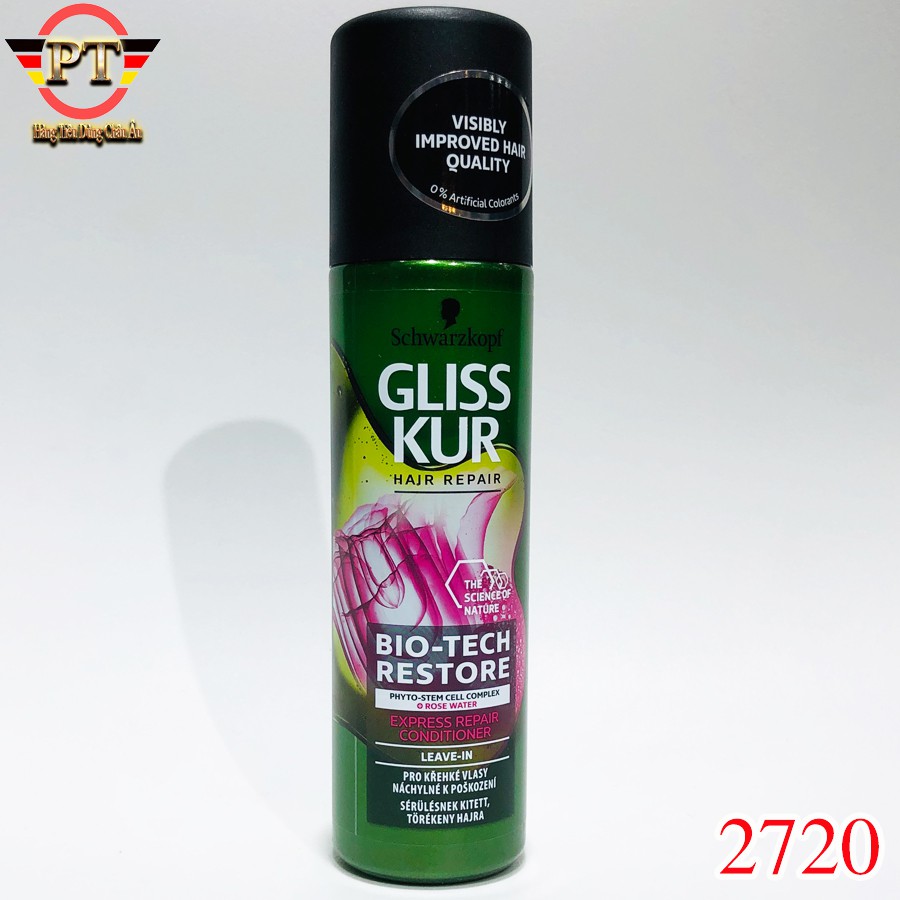 Xịt dưỡng tóc Gliss Kur Hair [200ml] - nhập khẩu Đức