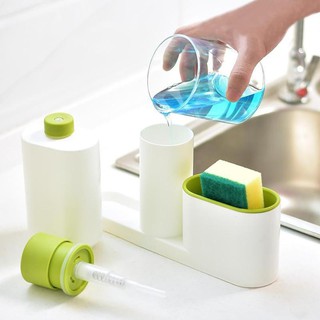 Multifunctional Detergent Soap Dispenser Hand Sanitizer Bottle Kitchen Storage
