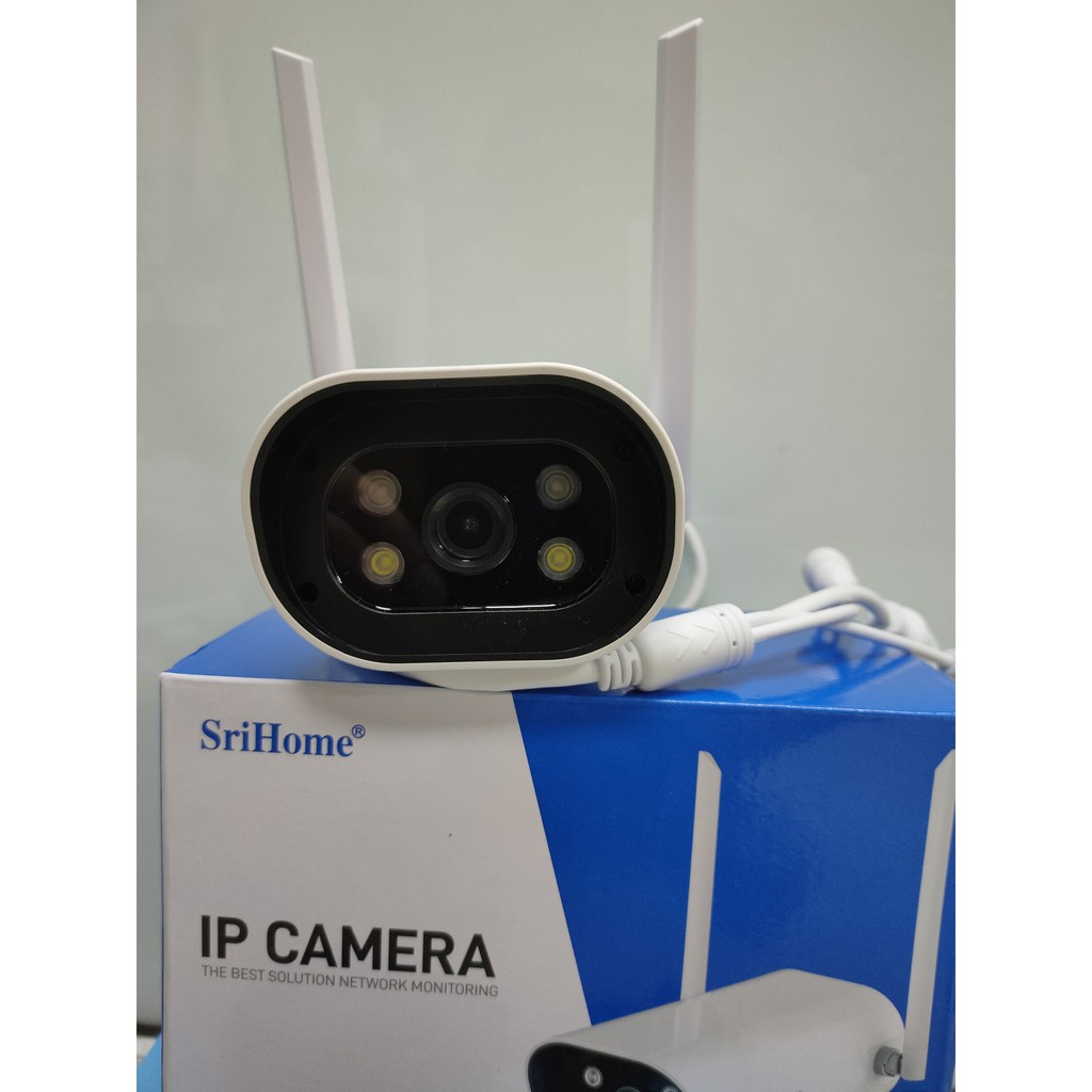 Camera wifi Srihome 4MP ngoài trời đàm thoại 2 chiều có màu ban đêm | BigBuy360 - bigbuy360.vn