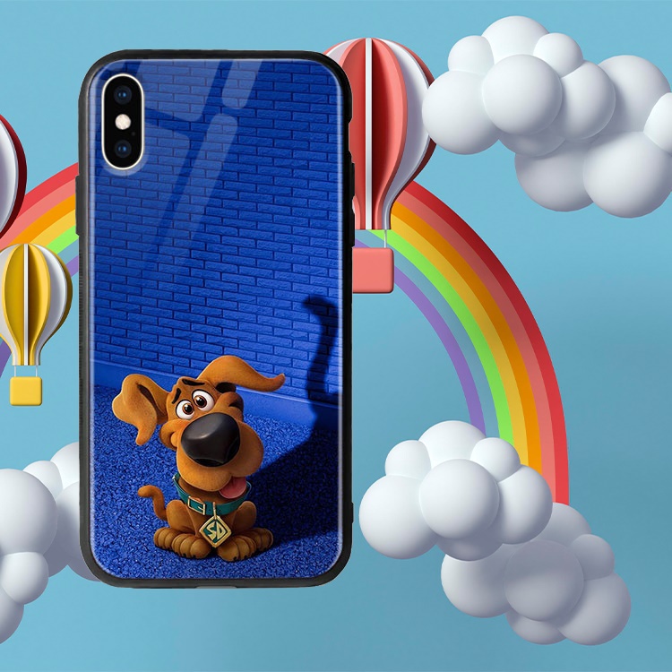 Ốp Viền Đen Hình Con chó Độc SATIVE Cho Iphone Se/2020/5/5S/Se/6/7/8/6S/6Sp/6P/7P/8P/X/Xs/Xr/Xs/Max