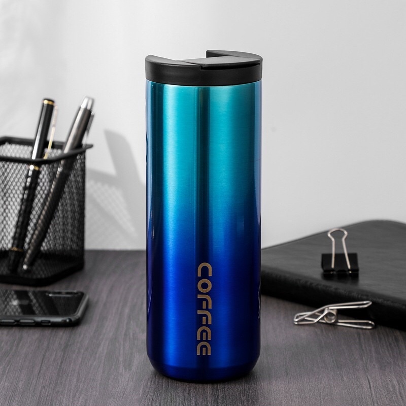 Bình Giữ Nhiệt Coffee Ly Giữ Nhiệt Cafe Thép Không Gỉ 400ml/500ml Bình Đựng Nước Giữ Nhiệt Inox304 | BigBuy360 - bigbuy360.vn