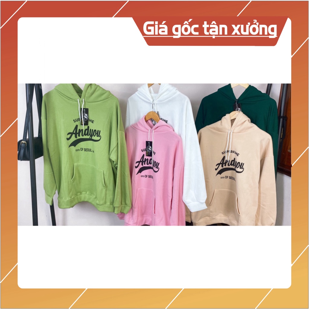 Áo Khoác nỉ HOODIE  UNISEX Nam Nữ Chất Vải Dày Dặn Ấm Áp (Mã 09 : AND YOU)