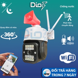 Camera wifi chống nước ngoài trời YOOSEE có còi hú báo động