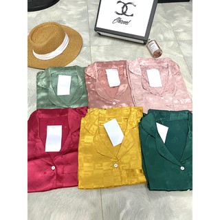 Đồ bộ pijama nữ, bộ mặc nhà đùi chất gấm loại 1 siêu mát