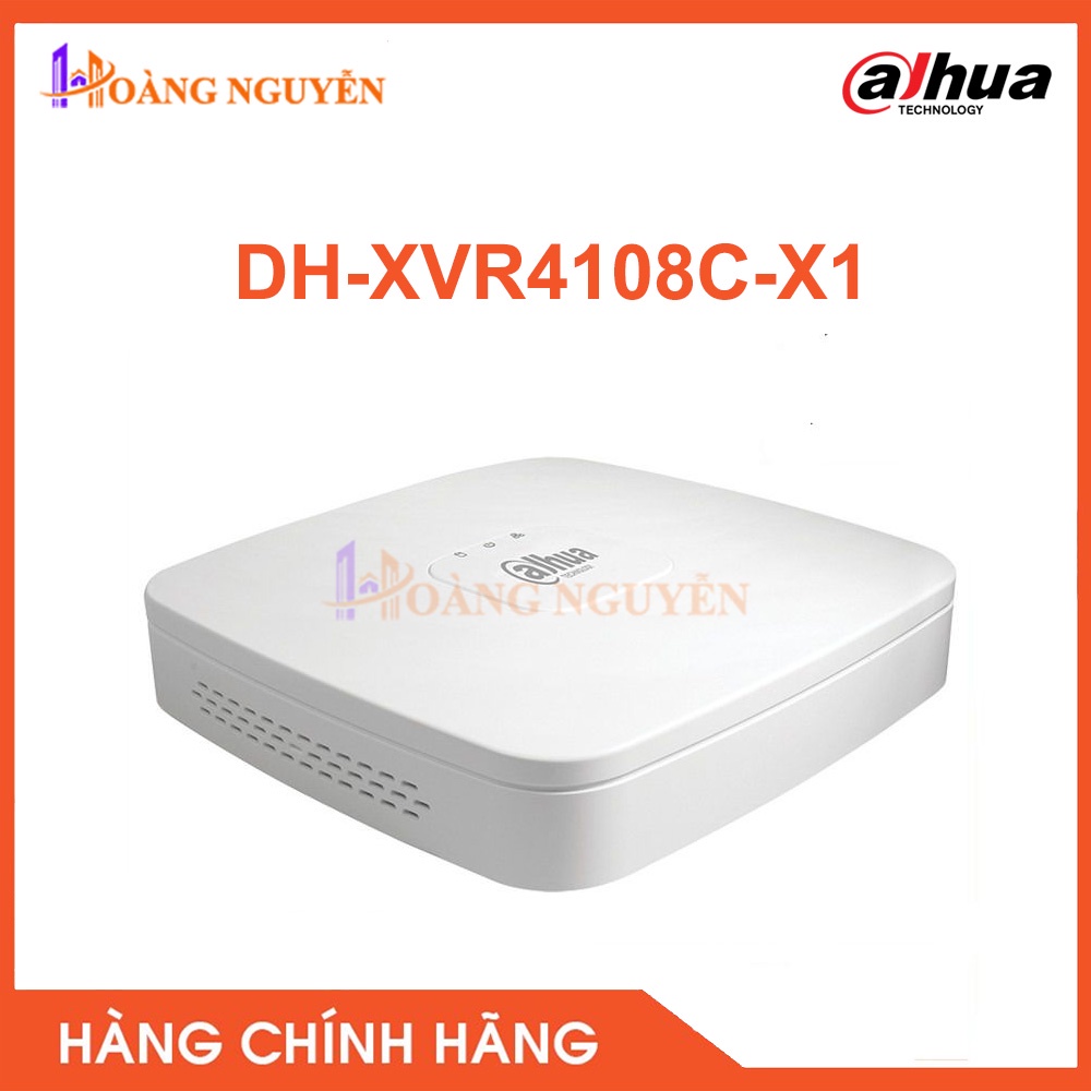 [NHÀ PHÂN PHỐI] Đầu ghi hình camera DAHUA DH-XVR4108C-X1 8 Kênh Hỗ Trợ Camera 2MP - Điều Khiển Quét 3D