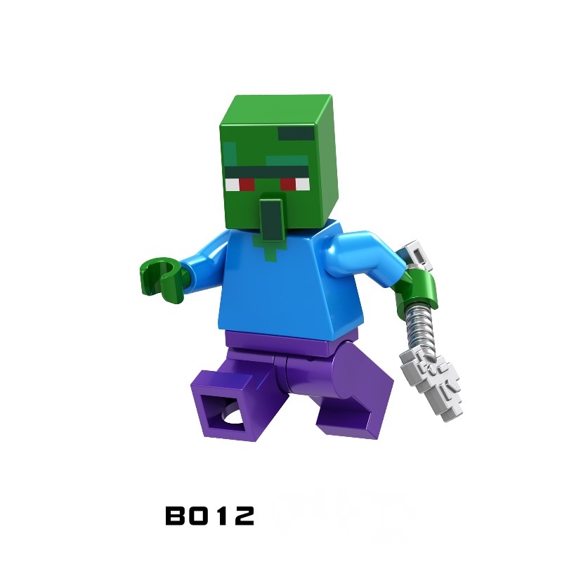 Mô Hình Lego Nhân Vật Steve Enderman Skeleton