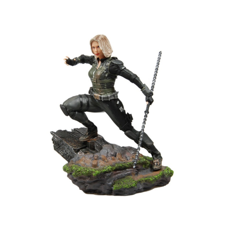 Mô hình Figure Avengers 4 Captain America 21cm Black Widow 18cm