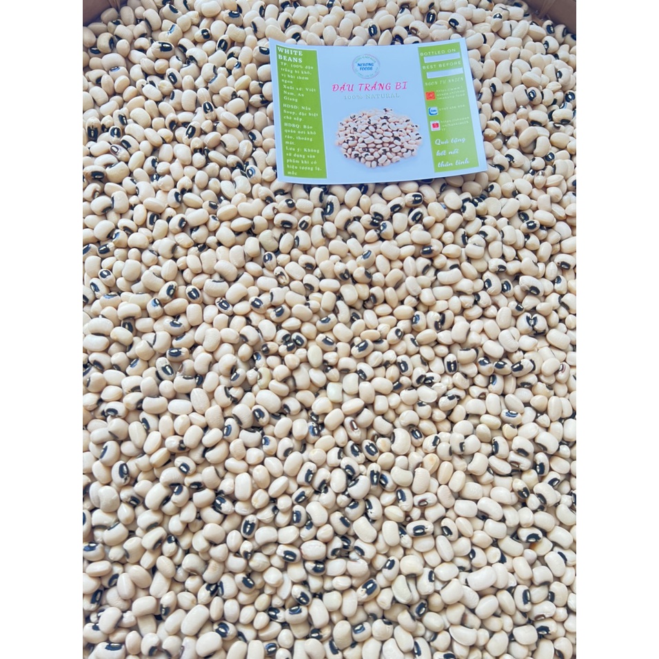 Đậu trắng - nấu chè - 500gr ép hút chân không