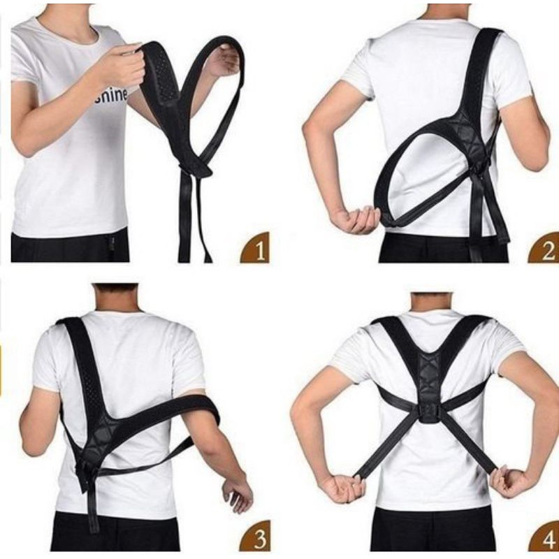 [THƯƠNG HIỆU NHẬT BẢN] Dây Đai Đeo Chống Gù Lưng Chính Hãng POSTURE CORRECTOR Cao Cấp Giữ Thẳng Lưng Thoáng Mát Đủ SIZE