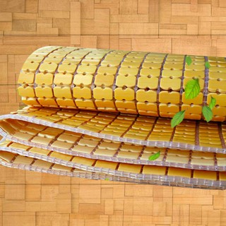 Chiếu trúc 1m x 1m9 hạt to không viền màu vàng