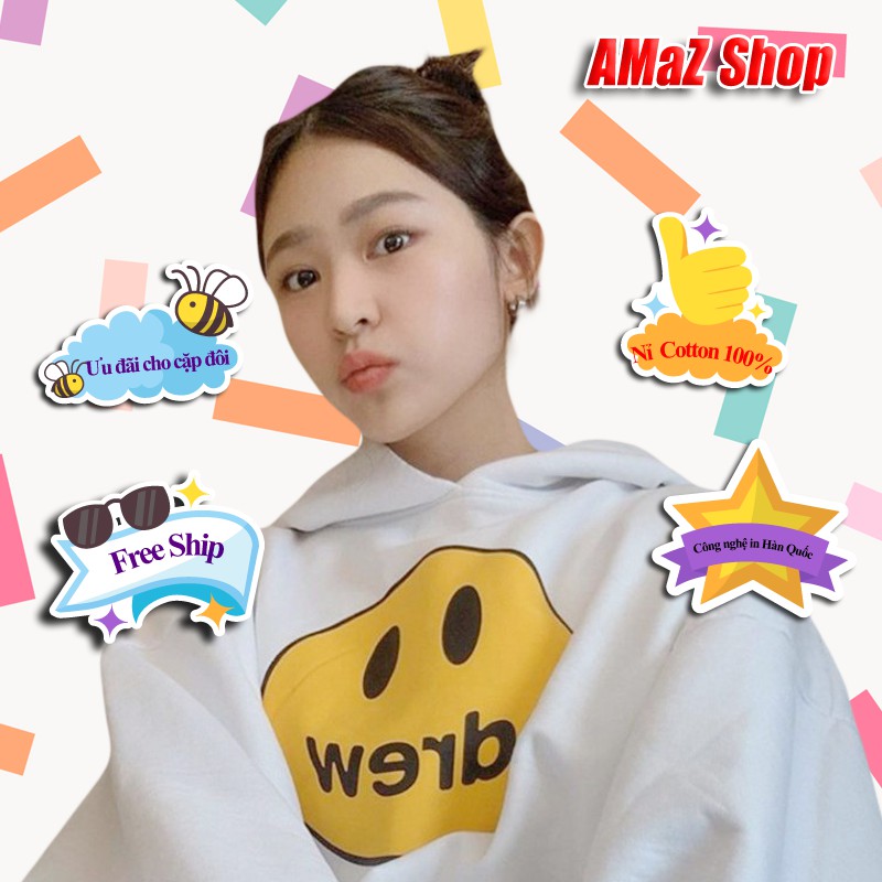 áo hoodie DREW HOUSE form rộng, áo nỉ bông phong cách hàn quốc hot 2021