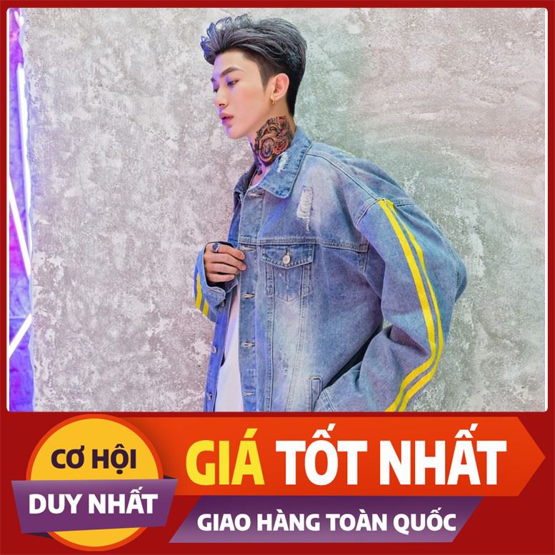 [ Sale Off ] áo khoác jean nam,khoác jean Unisex cao cấp KJC43 thời trang trẻ em