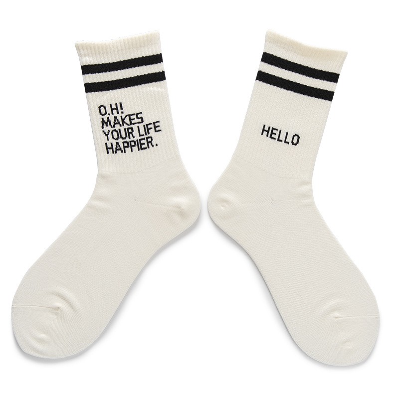 Tất cổ cao Nam nữ Unisex Cotton Cao cấp Vớ cao cổ Nam nữ Unisex
