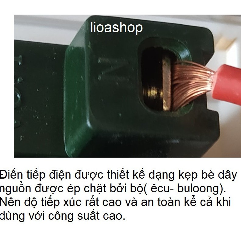 Ổ ĐÔI 2 CHẤU LiOA MẶT VUÔNG.
