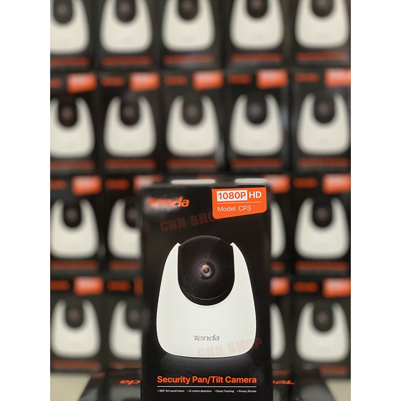 Camera Ip Wifi Tenda CP3 2MB - FHD1080P Xoay 360 Độ - Dõi Theo Chuyển Động [ c6n h21p a22ep Iot03 ] - Chính Hãng BH24TH