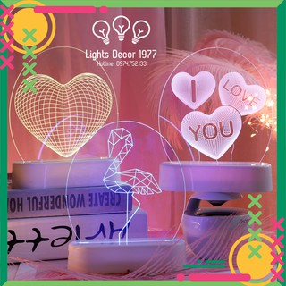 [LD25] Đèn led trang trí 🌈🌈🌈 [SIÊU SALE] 🌈🌈🌈 Đèn trang trí lãng mạn sáng tạo phù hợp để trong phòng ngủ hoặc làm quà