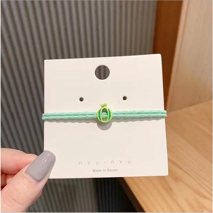 Dây Cột Tóc Trang Trí Hình Trái Cây Dễ Thương Phong Cách Hàn Quốc 2022INS Cho Bé Gái