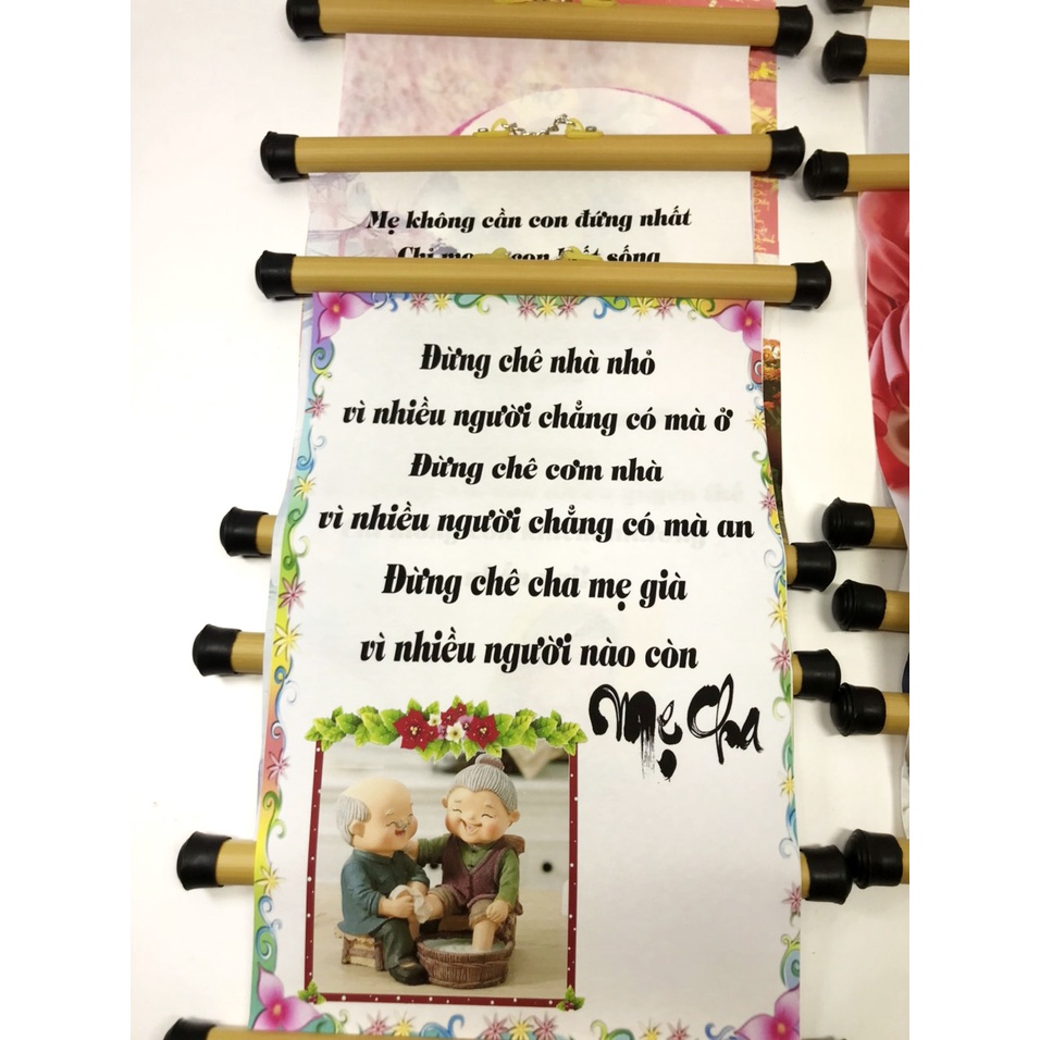 Combo 5 tấm tranh lụa (IN THEO YÊU CẦU) 20x30cm + sáo treo đầy đủ, ảnh in trên vải lụa, in rõ nét , bền màu vĩnh viễn