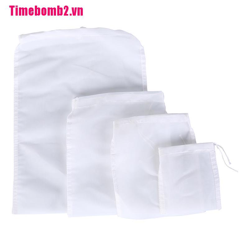 Túi Lọc nylon Có Thể Tái Sử Dụng Để Bóp Thực Phẩm / Trà Sữa / Nước Ép Trái