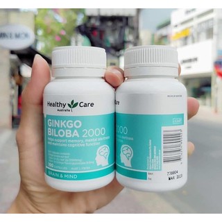 Bổ não healthy care ginkgo biloba 2000 100 viên