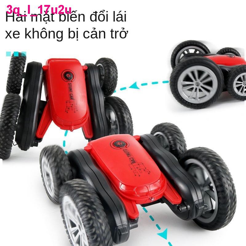 xe điều khiển từ xaRolling stunt car ô tô điều khiển từ xa xe ben off-road drift Khuôn sạc đồ chơi trẻ em cậu bé