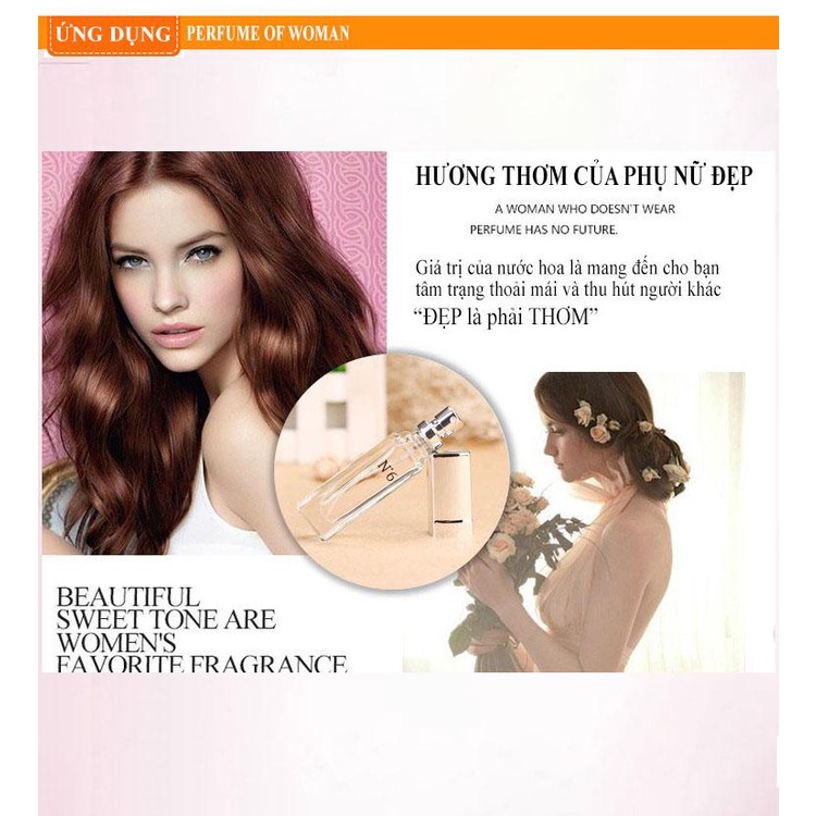 Nước Hoa No6 EDP  Nàng Hương Gợi Cảm, Khó Cưỡng, Quyến Rũ, Sang  Trọng Dành Cho Phụ Nữ Đẹp tainghegioco