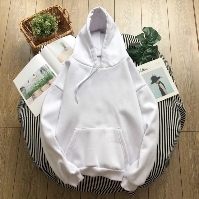 Áo hoodie trơn vải nỉ lót bông dày dặn nhiều màu | BigBuy360 - bigbuy360.vn