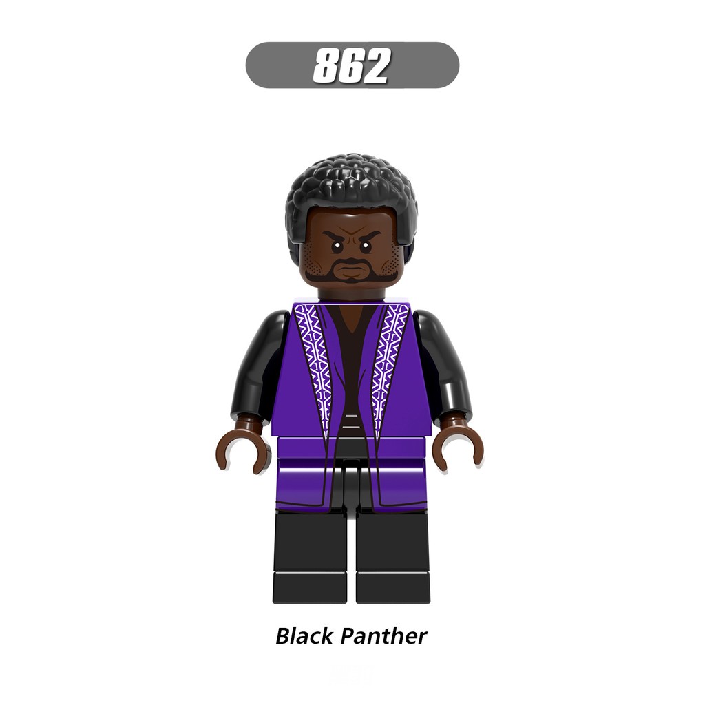 Minifigures  Bộ Tộc Báo Đen Black Panther X0191