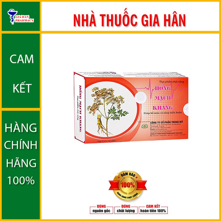 Hồng Mạch Khang - Dành Cho Người Huyết Áp Thấp