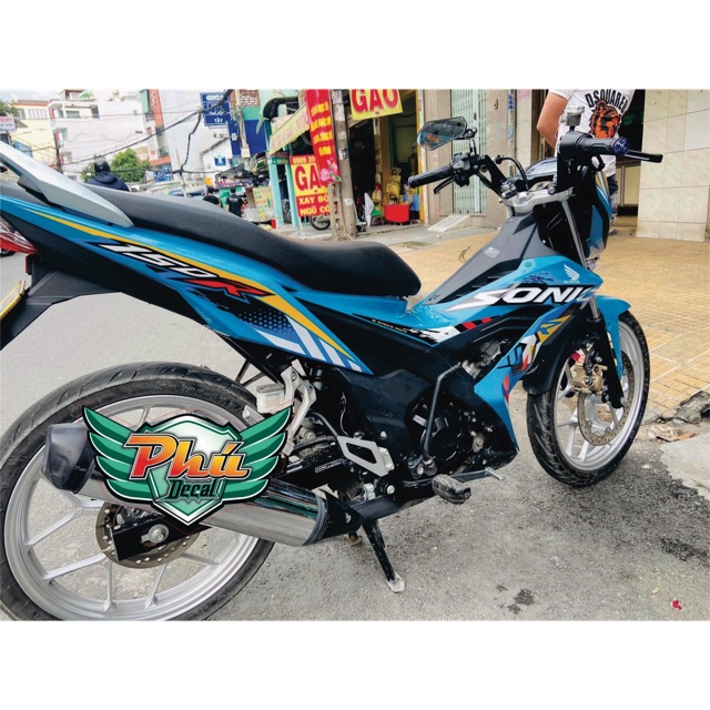 Tem Sonic Xanh dương nhạt