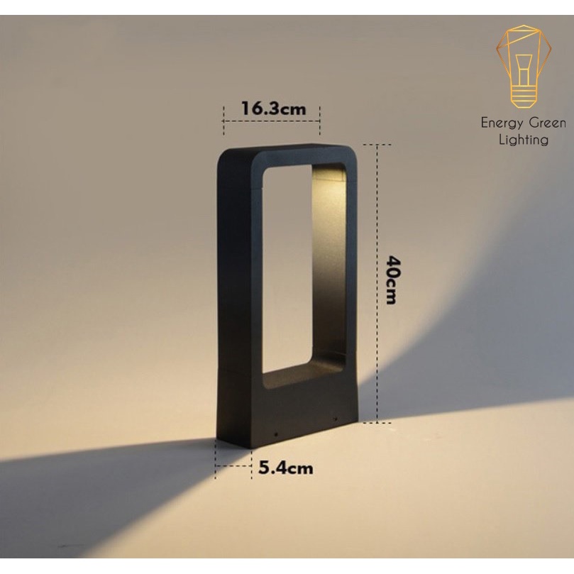 Đèn Trang Trí Sân Vườn Energy Green Lighting DSV-818 Chống Nước - Chiều Cao 40cm - Ánh Sáng Vàng - Sử Dụng Điện