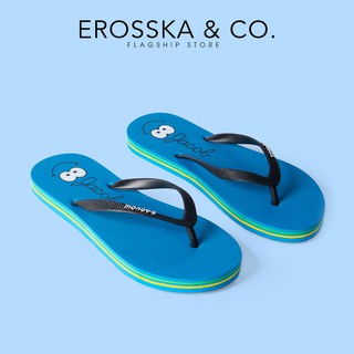 Dép kẹp xỏ ngón in hình hoạ tiết dễ thương Erosska - DK006