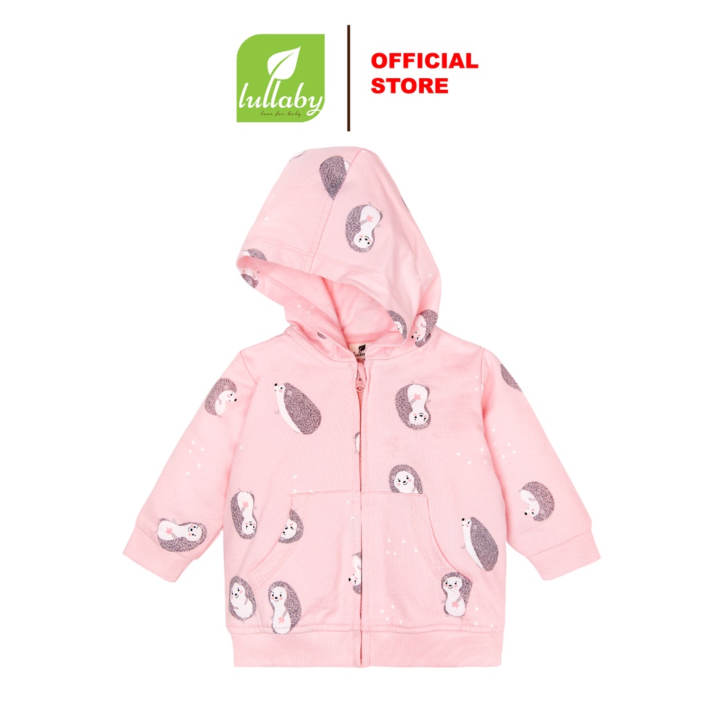 LULLABY - Áo khoác kéo khóa, có mũ French Terry/Nỉ da cá NH710P - New Arrival AW 2021