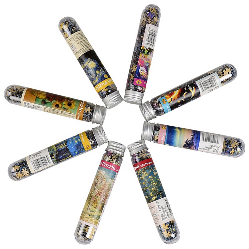 Bộ 234 Mảnh Ghép Tranh mini Hình Tranh Van Gogh Cho Bé Và Người Lớn