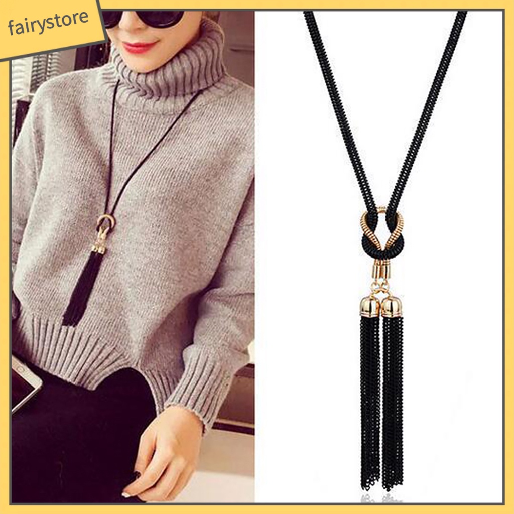 Dây Chuyền Dáng Dài Thiết Kế Đơn Giản Thời Trang Cho Nữ