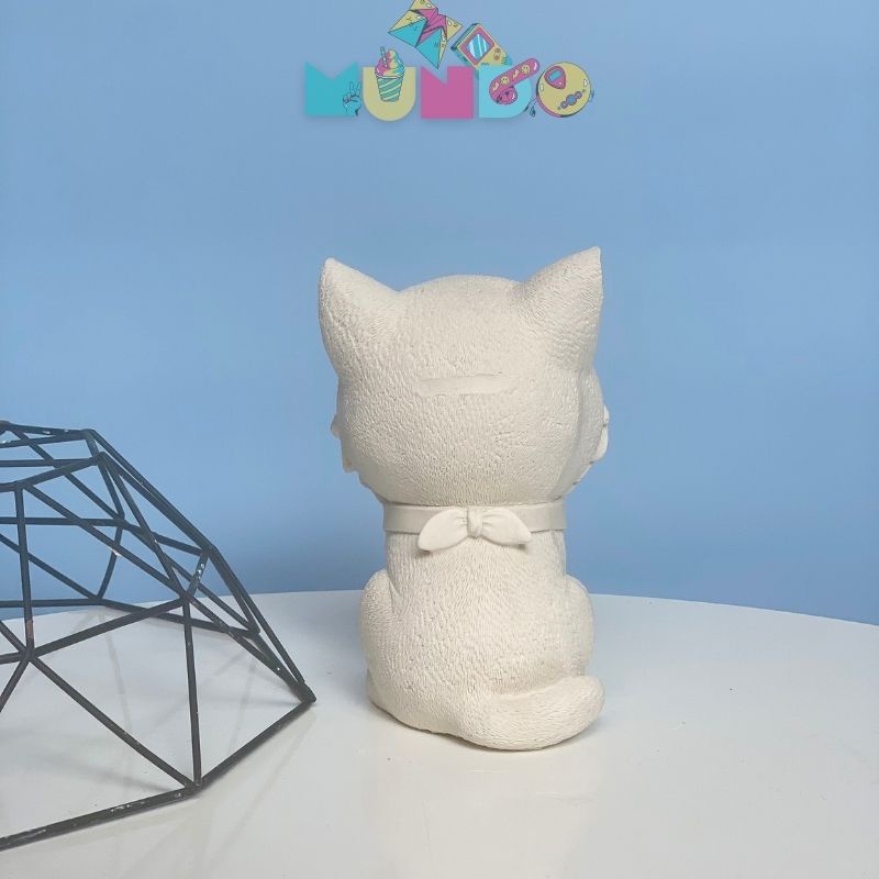 Tượng tô màu (có màu cọ) cao cấp chọn mẫu SIZE XL CÚN BÉO, tượng thạch cao MUNDO