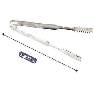 Gắp đá, gắp thức ăn, gắp thịt nướng inox cao cấp sang bóng diêu dầy