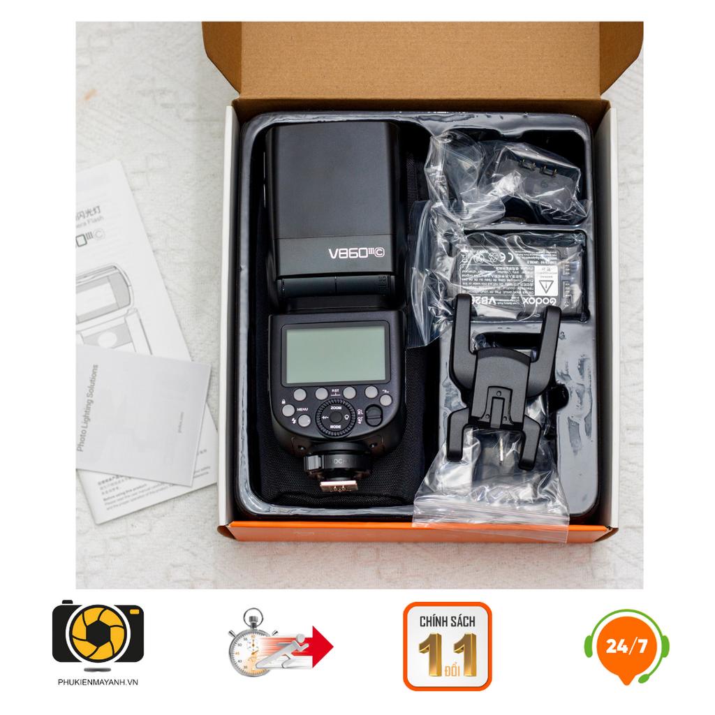 Đèn Godox V860III - Đèn Flash Godox V860 III New cho máy ảnh Canon