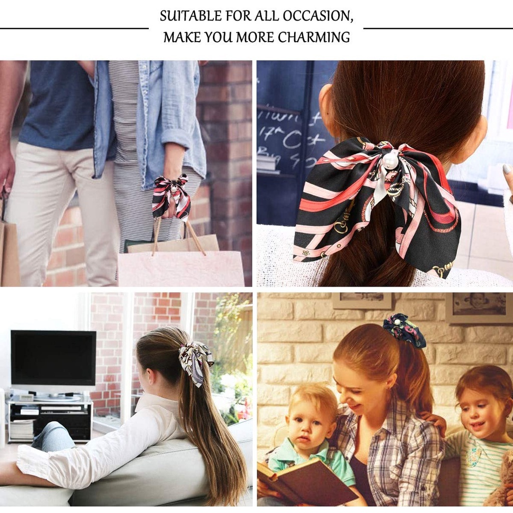Dây Buộc Tóc Co Dãn Thời Trang Cho Nữ