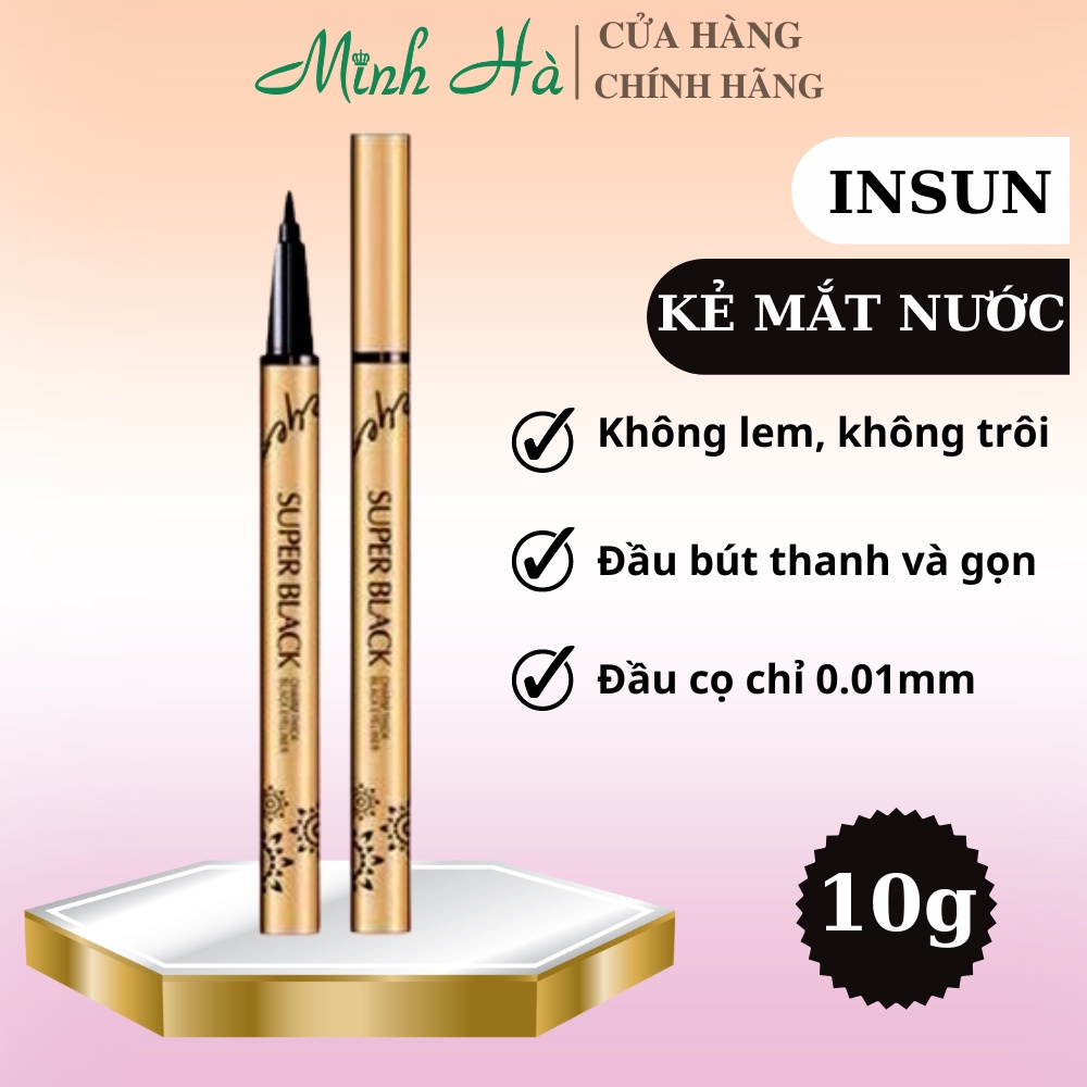 Kẻ mắt nước INSUN 10g không lem, không trôi