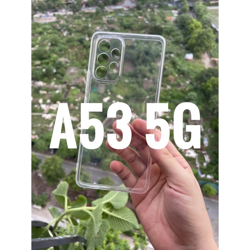 Ốp lưng dẻo GOR cho Samsung Galaxy A53 5G trong suốt, bảo vệ Camera